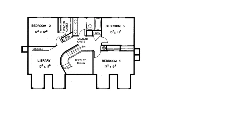 Contemporary House Plan Second Floor - Arion Luxury Home 085D-0377 - Search House Plans and More