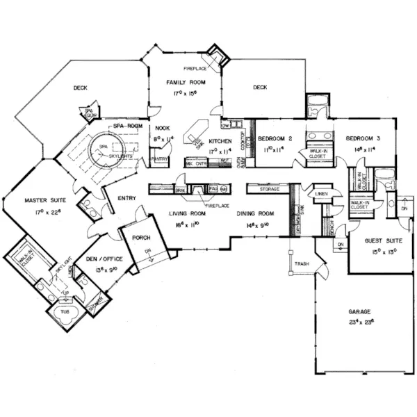 Luxury House Plan First Floor - Renaissance European Style Home 085D-0380 - Shop House Plans and More