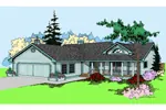 Country House Plan Front of House 085D-0392