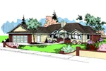 Ranch House Plan Front of House 085D-0397