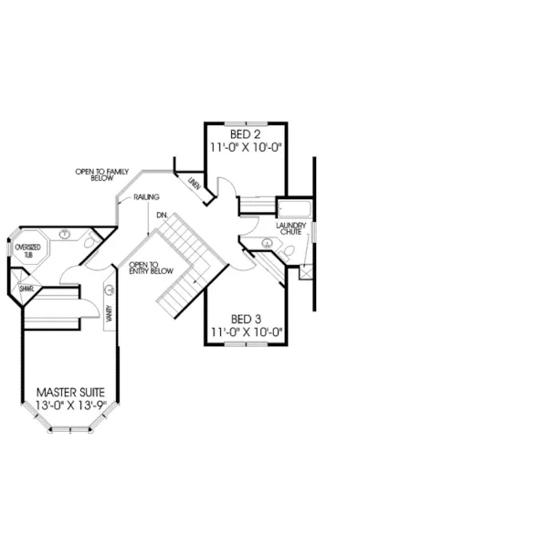 Country House Plan Second Floor - Mirabelle Victorian Home 085D-0401 - Shop House Plans and More