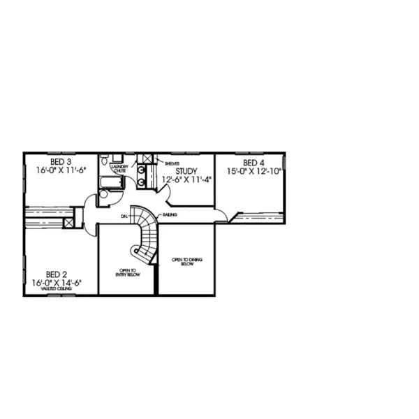 Contemporary House Plan Second Floor - Miraval Luxury Country Farmhouse 085D-0422 - Shop House Plans and More