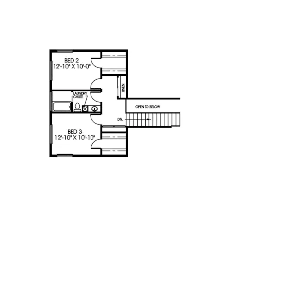 Contemporary House Plan Second Floor - Tamaron Place Contemporary Home 085D-0430 - Shop House Plans and More