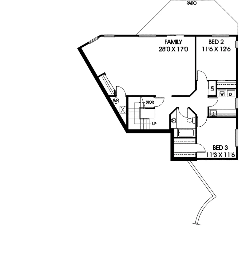 Mountain House Plan Second Floor - Kettington Split-Level Home 085D-0476 - Search House Plans and More