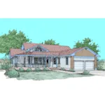 Country House Plan Front of Home - Gerald Place Ranch Home 085D-0494 - Search House Plans and More