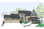 Country House Plan Front of Home - Sungrove Victorian Home 085D-0499 - Shop House Plans and More