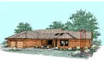 Contemporary House Plan Front of Home - Timothyridge Country Ranch Home 085D-0509 - Shop House Plans and More