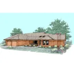 Traditional House Plan Front of Home - Timothyridge Country Ranch Home 085D-0509 - Shop House Plans and More