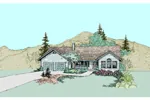 Country House Plan Front of Home - Leasburg Country Ranch Home 085D-0519 - Shop House Plans and More