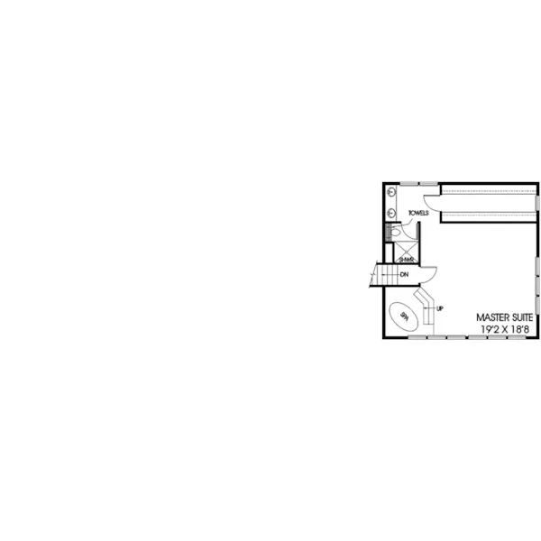 Modern House Plan Second Floor - Portsmouth Contemporary Home 085D-0547 - Shop House Plans and More