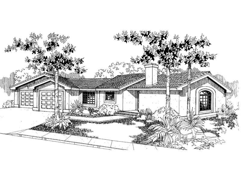 Florida House Plan Front of Home - Harriets Bluff Floridian Home 085D-0558 - Search House Plans and More