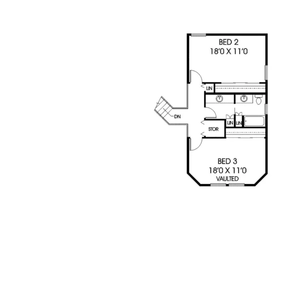 Farmhouse Plan Second Floor - Glendower Farmhouse 085D-0559 - Search House Plans and More