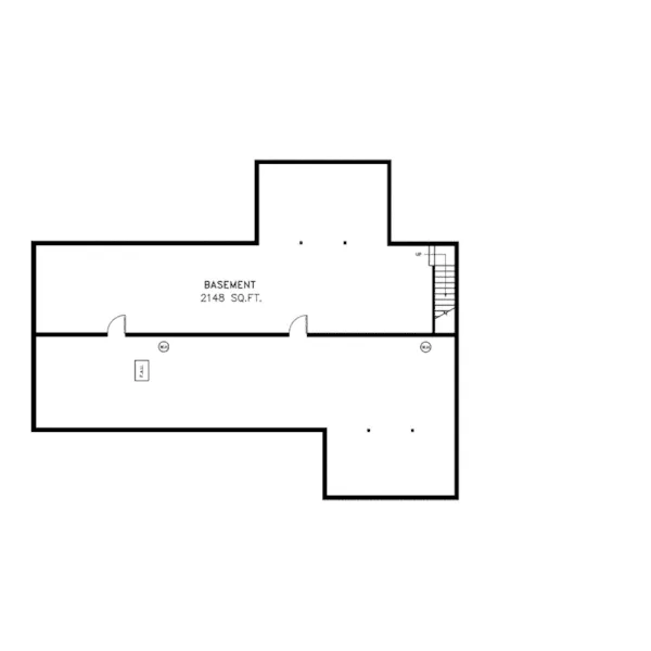 Country House Plan Lower Level Floor - Spellman Ranch Home 085D-0568 - Shop House Plans and More