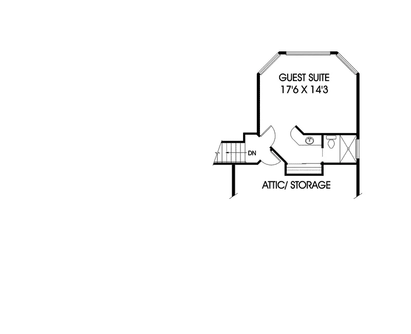Country House Plan Second Floor - Amherst Green Country Home 085D-0574 - Search House Plans and More