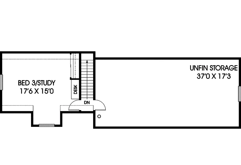 Contemporary House Plan Second Floor - Ozarkglen Rustic Home 085D-0583 - Shop House Plans and More