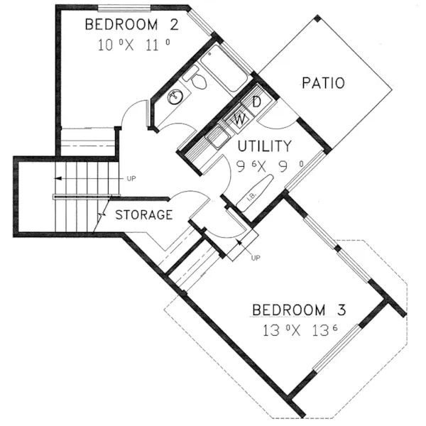 Country House Plan Second Floor - Hudson Rustic Country Home 085D-0595 - Search House Plans and More