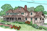 Country House Plan Front of Home - Courtenay Farm Victorian Home 085D-0623 - Search House Plans and More