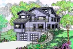 Contemporary House Plan Front of Home - Devin Plantation Lowcountry Home 085D-0624 - Search House Plans and More