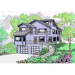 Lowcountry House Plan Front of Home - Devin Plantation Lowcountry Home 085D-0624 - Search House Plans and More