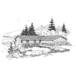 Country House Plan Front of Home - Log Ridge Country Home 085D-0628 - Shop House Plans and More