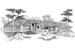Luxury House Plan Front of Home - Agostino Prairie Style Home 085D-0633 - Search House Plans and More