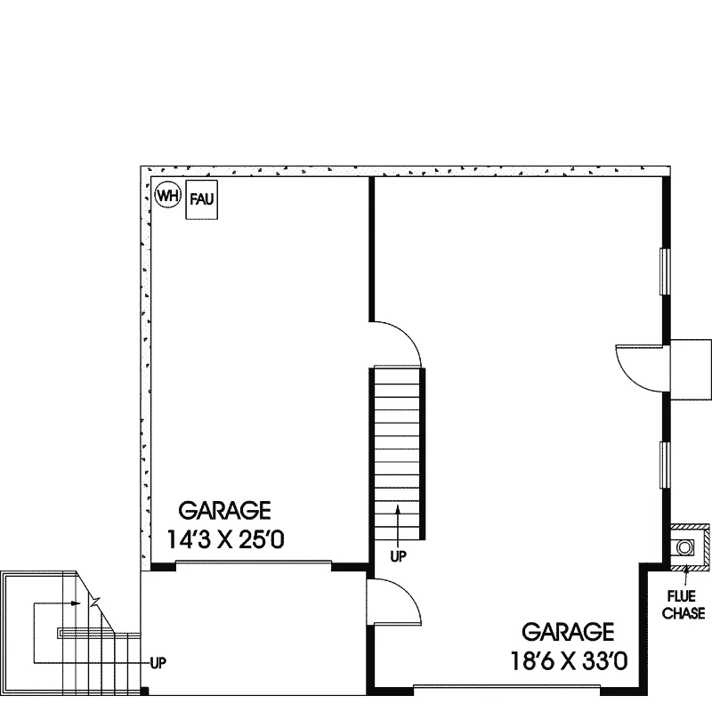Craftsman House Plan Lower Level Floor - Salida Bay Coastal Style Home 085D-0637 - Shop House Plans and More