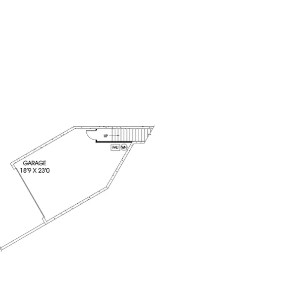 Cabin & Cottage House Plan Lower Level Floor - Earlmar Waterfront Home 085D-0638 - Search House Plans and More