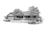 Country House Plan Front of Home - Bluff Manor Victorian Home 085D-0644 - Search House Plans and More
