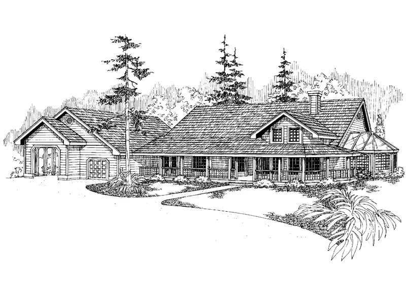 Acadian House Plan Front of Home - Cardwell Acadian Home 085D-0650 - Search House Plans and More