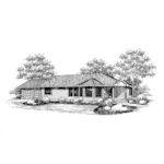 Traditional House Plan Front of Home - Ambridge Ranch Home 085D-0659 - Search House Plans and More