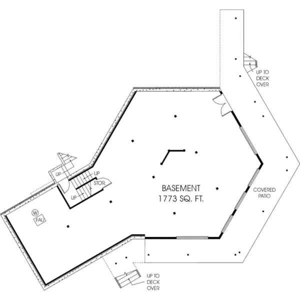 Victorian House Plan Lower Level Floor - Holbrook Hollow Luxury Home 085D-0678 - Search House Plans and More