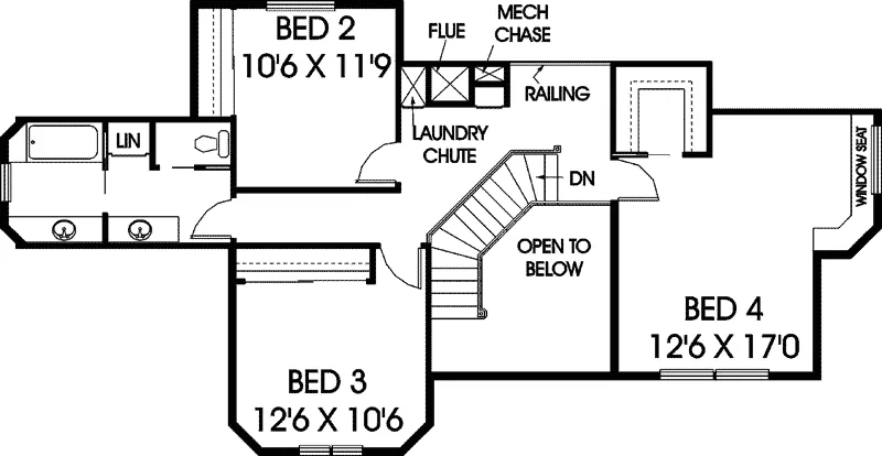 Craftsman House Plan Second Floor - Altaira Mediterranean Home 085D-0687 - Search House Plans and More