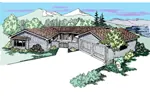 Sprawling Ranch Home Design