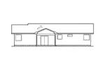 Ranch House Plan Rear Elevation - Eagle Heights Ranch Home 085D-0747 - Search House Plans and More