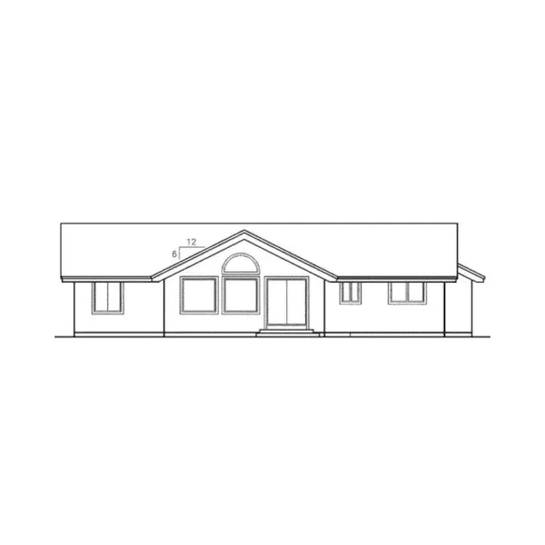 Country House Plan Rear Elevation - Lauder Ranch Home 085D-0750 - Shop House Plans and More