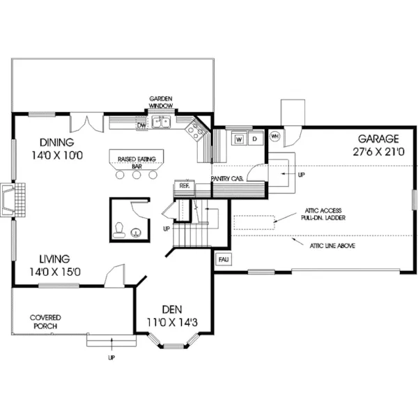 Farmhouse Plan First Floor - Shiloh Oaks Southern Home 085D-0766 - Shop House Plans and More