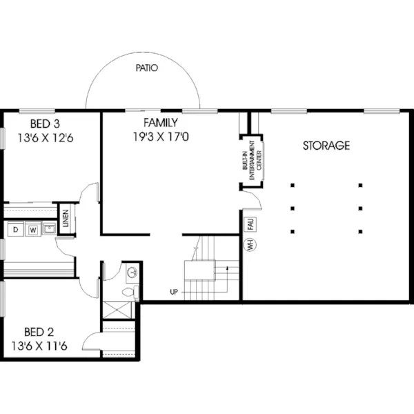 Ranch House Plan Second Floor - Casalone Country Home 085D-0772 - Search House Plans and More