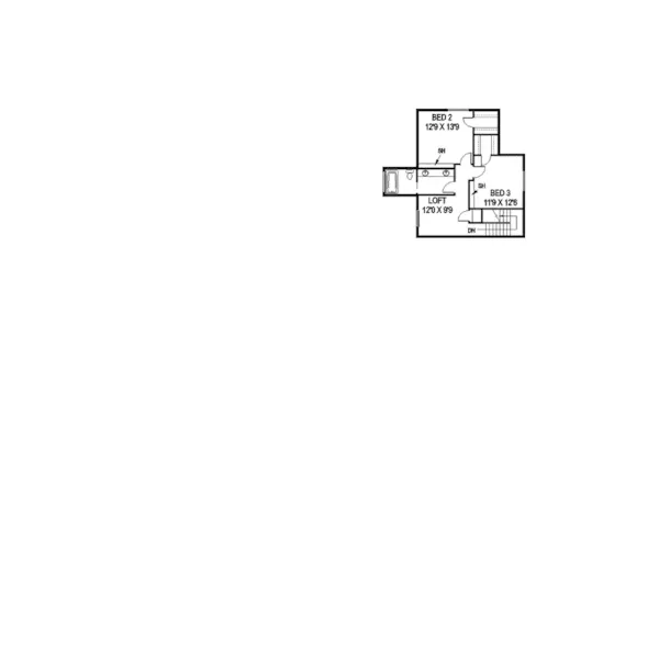 Luxury House Plan Attic Floor Plan - Addison Place Multi-Family Home 085D-0775 - Search House Plans and More