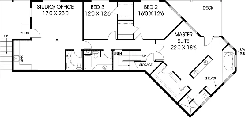 Luxury House Plan Second Floor - Lisbonne Luxury Home 085D-0784 - Shop House Plans and More