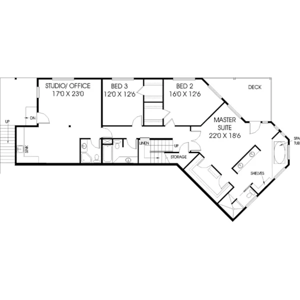 Vacation House Plan Second Floor - Lisbonne Luxury Home 085D-0784 - Shop House Plans and More