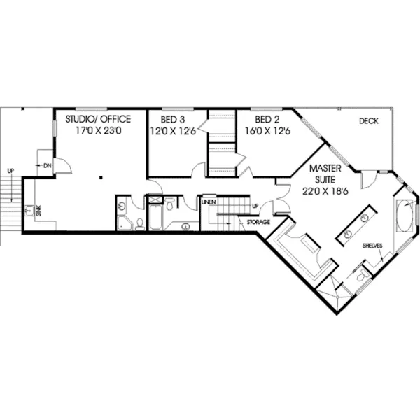 Vacation House Plan Lower Level Floor - Lisbonne Luxury Home 085D-0784 - Shop House Plans and More