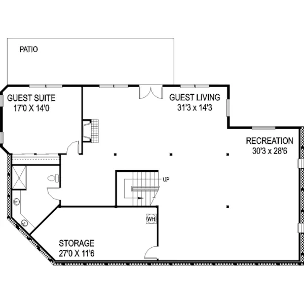 Country House Plan Second Floor - Wandsworth Tudor Country Home 085D-0786 - Shop House Plans and More