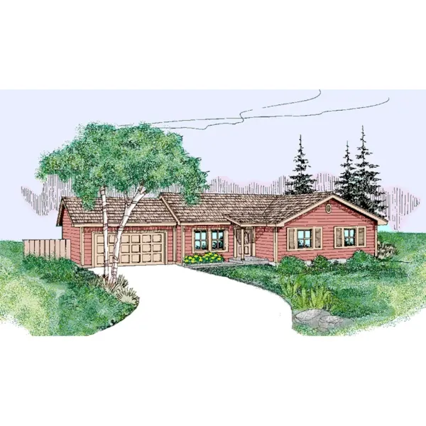 Country House Plan Front of Home - Granite Ridge Country Home 085D-0793 - Search House Plans and More