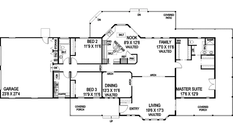 Country House Plan First Floor - Baden Pond Country Home 085D-0794 - Search House Plans and More