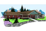 Country House Plan Front of Home - Baden Pond Country Home 085D-0794 - Search House Plans and More