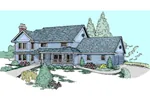 Traditional House Plan Front of Home - Nichols Place Country Home 085D-0819 - Shop House Plans and More