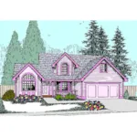 Bungalow House Plan Front of Home - Huntcliff Bungalow Home 085D-0822 - Search House Plans and More