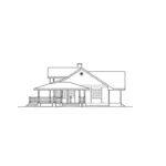 Contemporary House Plan Right Elevation - Robinson Country Ranch Home 085D-0824 - Shop House Plans and More