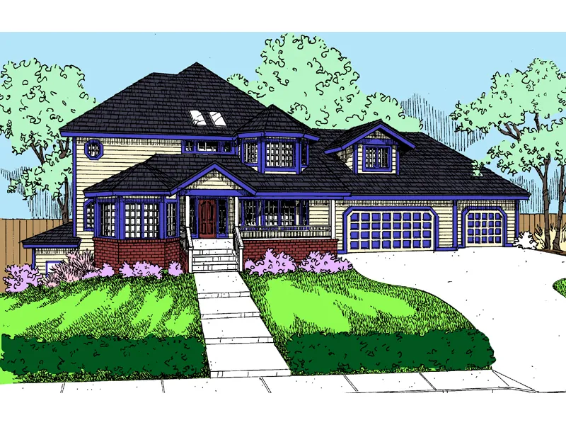 Lowcountry House Plan Front of Home - Moseley Traditional Home 085D-0830 - Shop House Plans and More