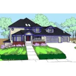 Lowcountry House Plan Front of Home - Moseley Traditional Home 085D-0830 - Shop House Plans and More